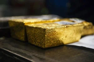 Gold bars from Africa